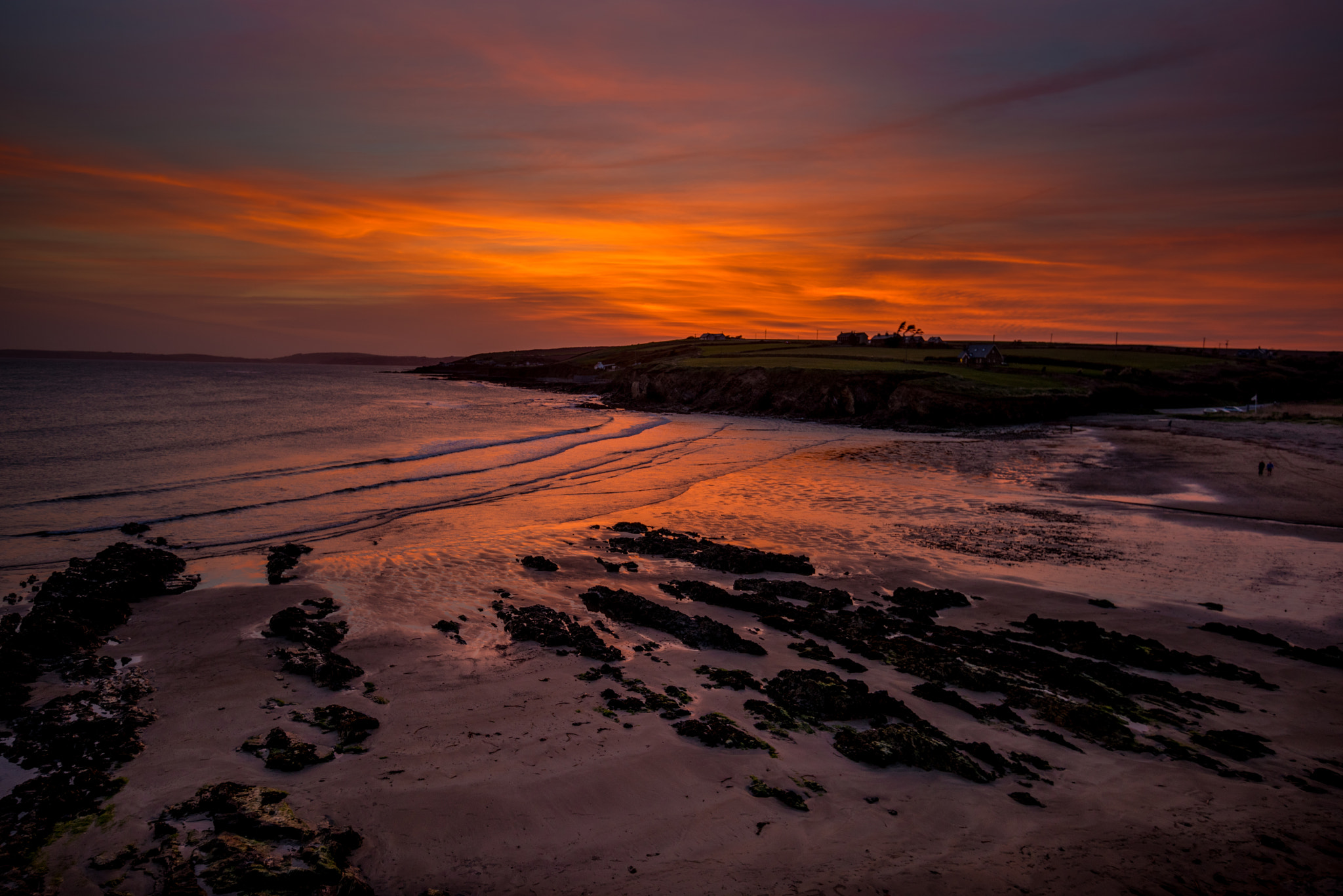 Nikon D810 + Tamron SP 15-30mm F2.8 Di VC USD sample photo. Inch beach sunset 3 photography