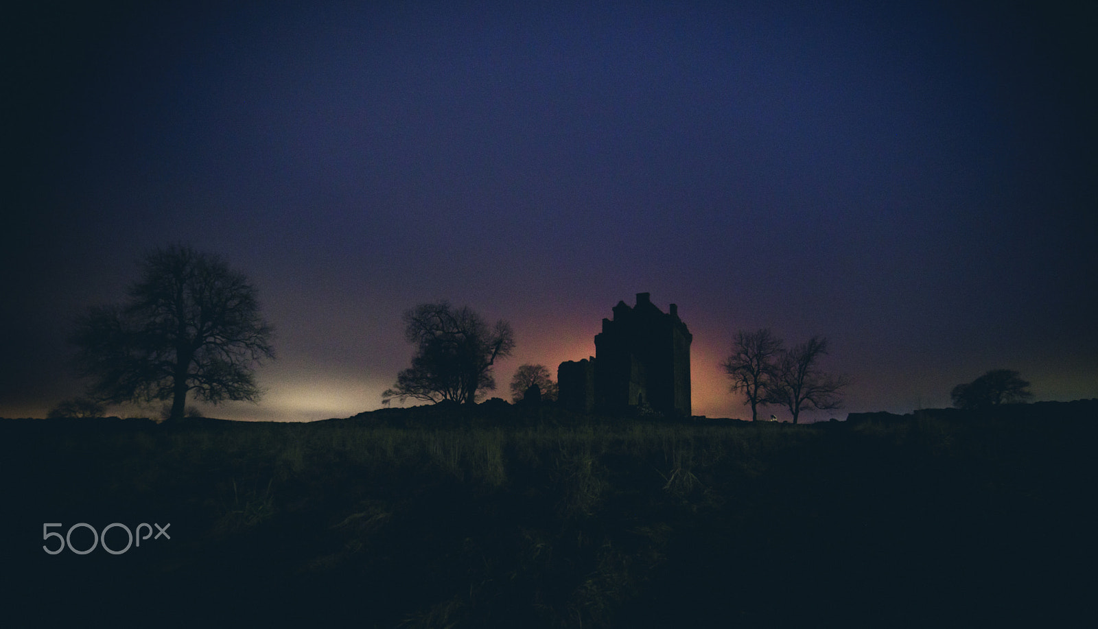 Samyang 14mm F2.8 ED AS IF UMC sample photo. Castle lights photography