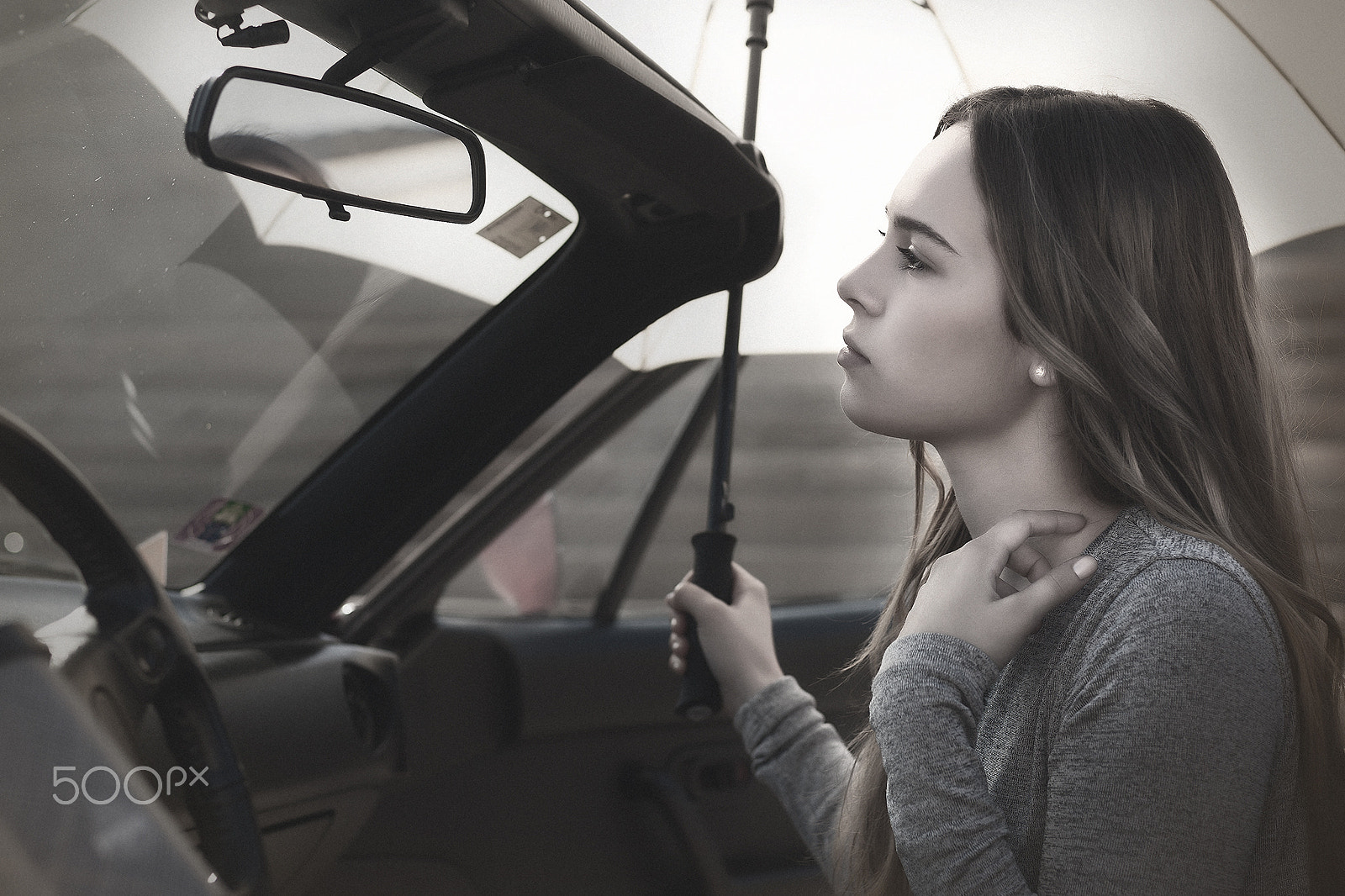 Canon EOS-1D Mark III sample photo. Car & girl photography