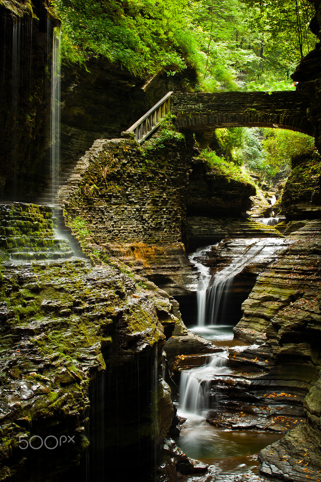 Canon EF 70-200mm F4L USM sample photo. Rainbow waterfalls photography
