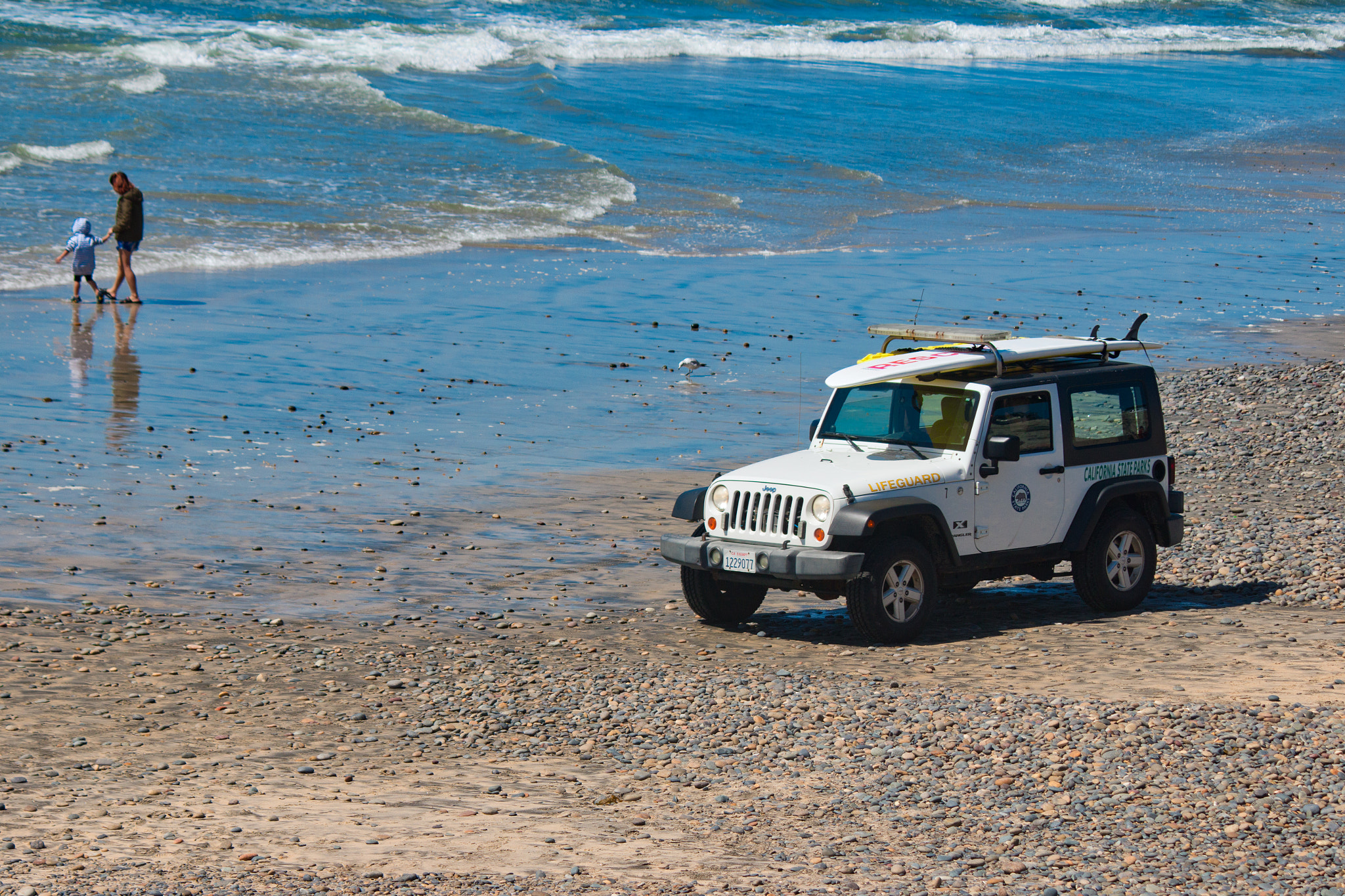 Canon EF-S 55-250mm F4-5.6 IS II sample photo. Jeep on the beach photography