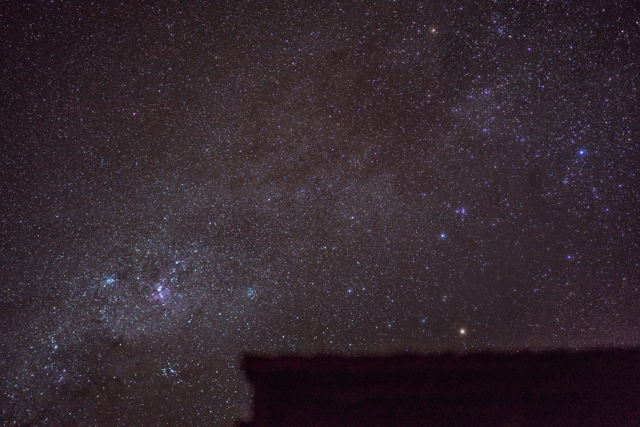 Sony a7R + Sony Sonnar T* FE 55mm F1.8 ZA sample photo. Starscape from middle of denpassar in bali photography