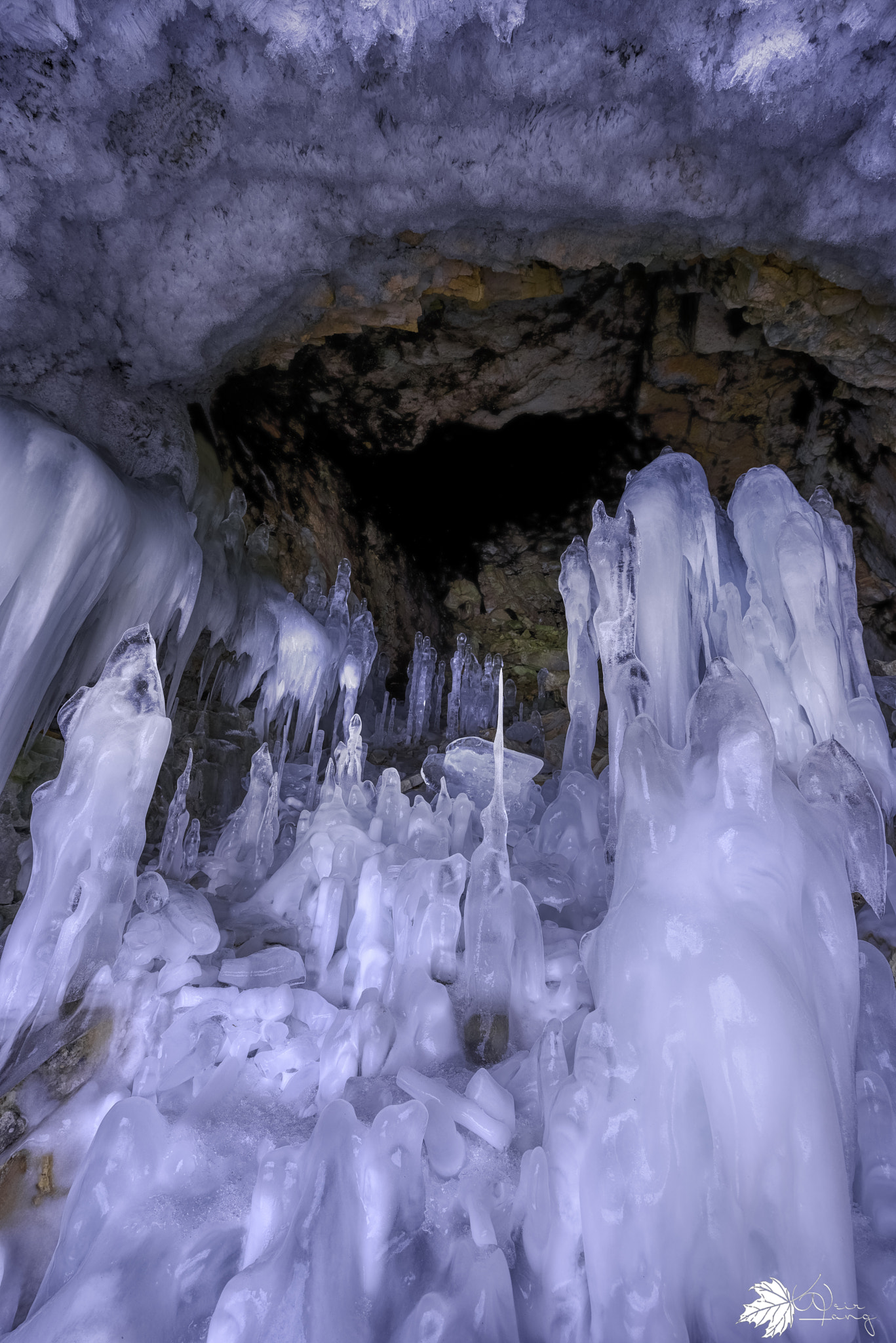 Nikon D750 sample photo. Ice cave photography
