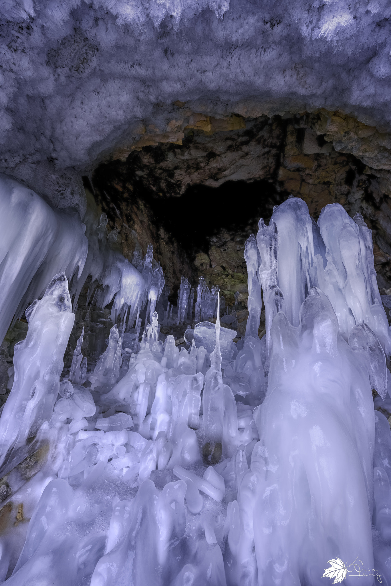 Nikon D750 + Nikon AF-S Nikkor 14-24mm F2.8G ED sample photo. Ice cave photography