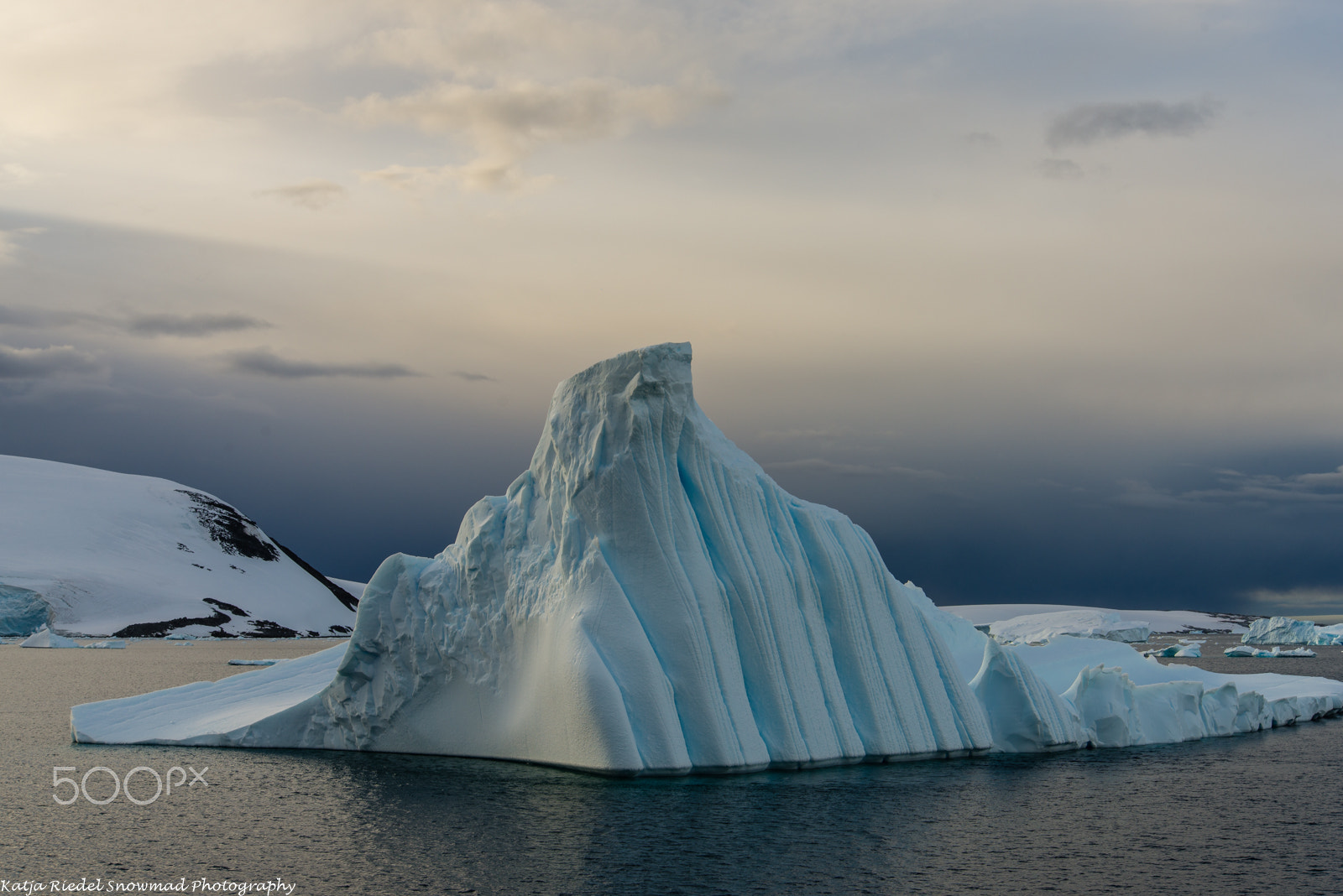 Nikon D600 sample photo. Iceberg with stripes, antarctica photography
