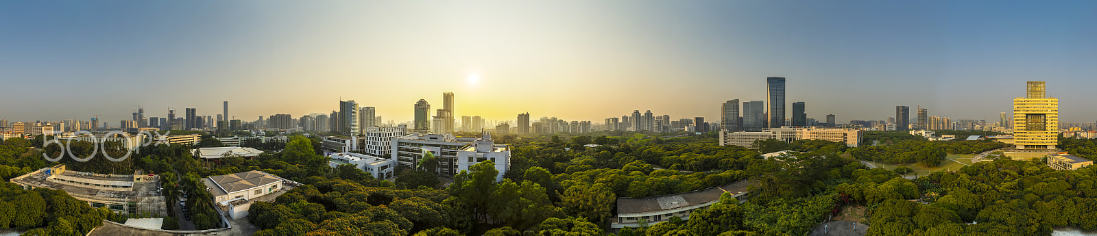 Sony SLT-A57 sample photo. Shenzhen university panorama photography