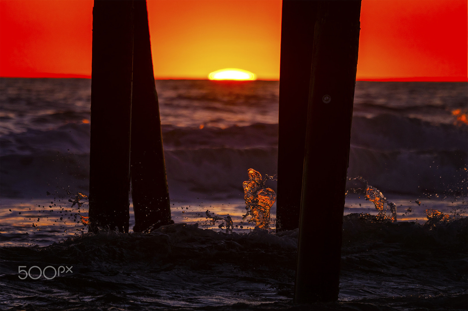 Nikon D500 sample photo. Oceanside pier at sunset - march 28, 2017 photography