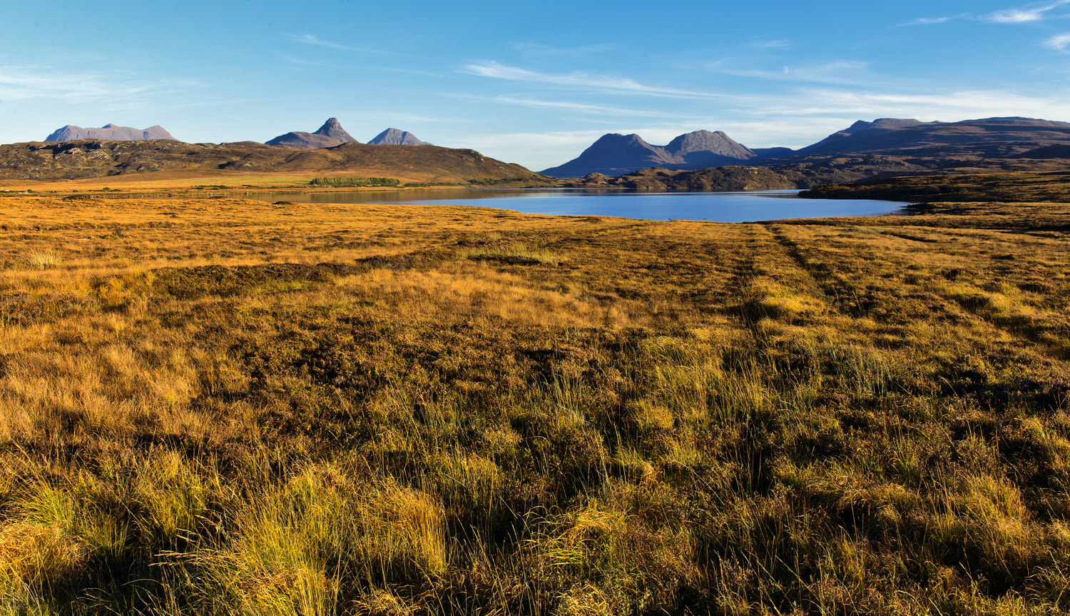 Nikon D600 + Nikon AF-S Nikkor 24-70mm F2.8G ED sample photo. Assynt landscape photography