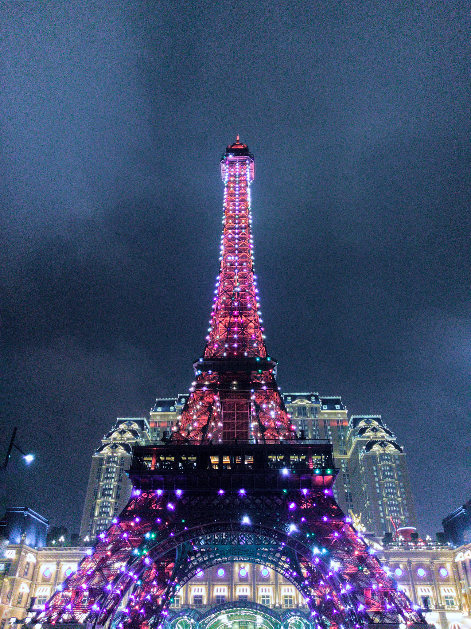 HTC M10 sample photo. Eiffel tower in macau photography