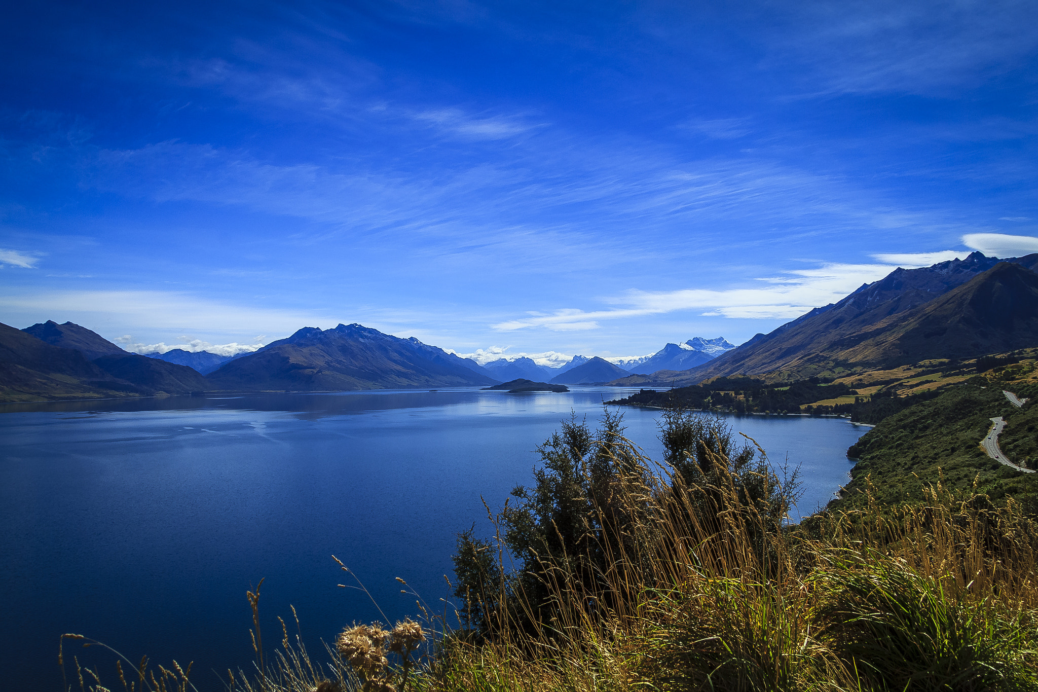 Canon EOS 60D + Canon EF-S 17-85mm F4-5.6 IS USM sample photo. Northern arm, lake wakatipu photography