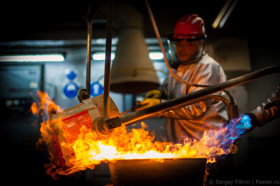 Sigma 50mm F1.4 EX DG HSM sample photo. Silver smelting photography