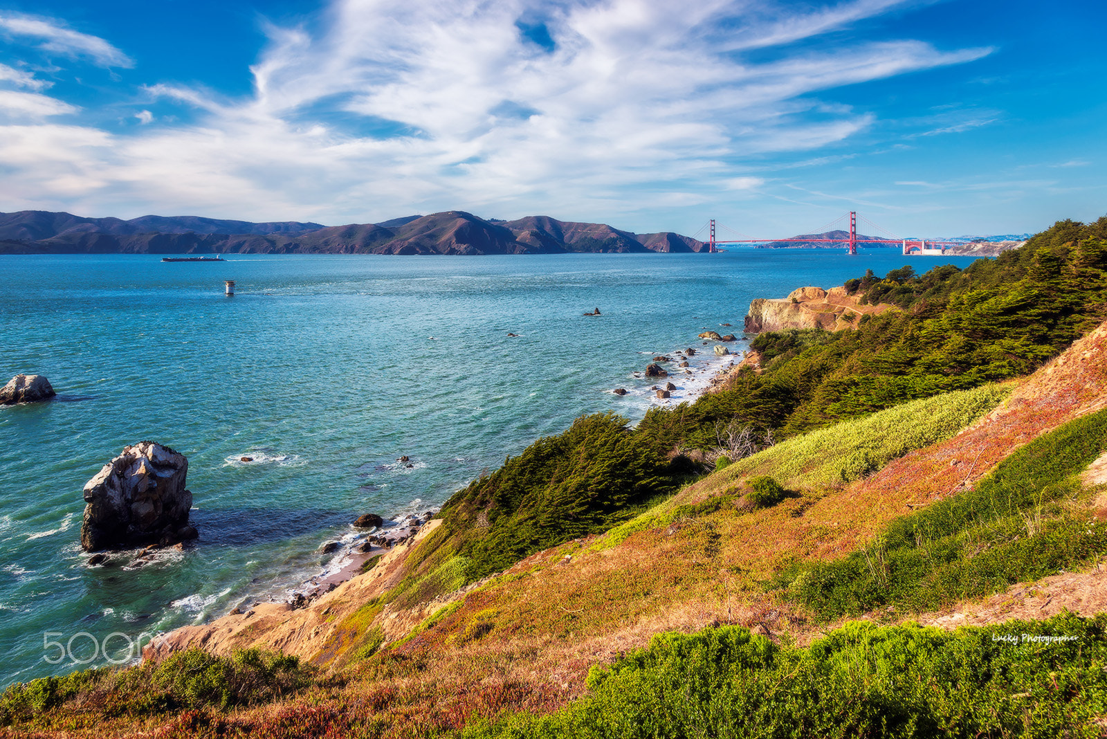 Nikon AF-S Nikkor 24-120mm F4G ED VR sample photo. Golden gate photography