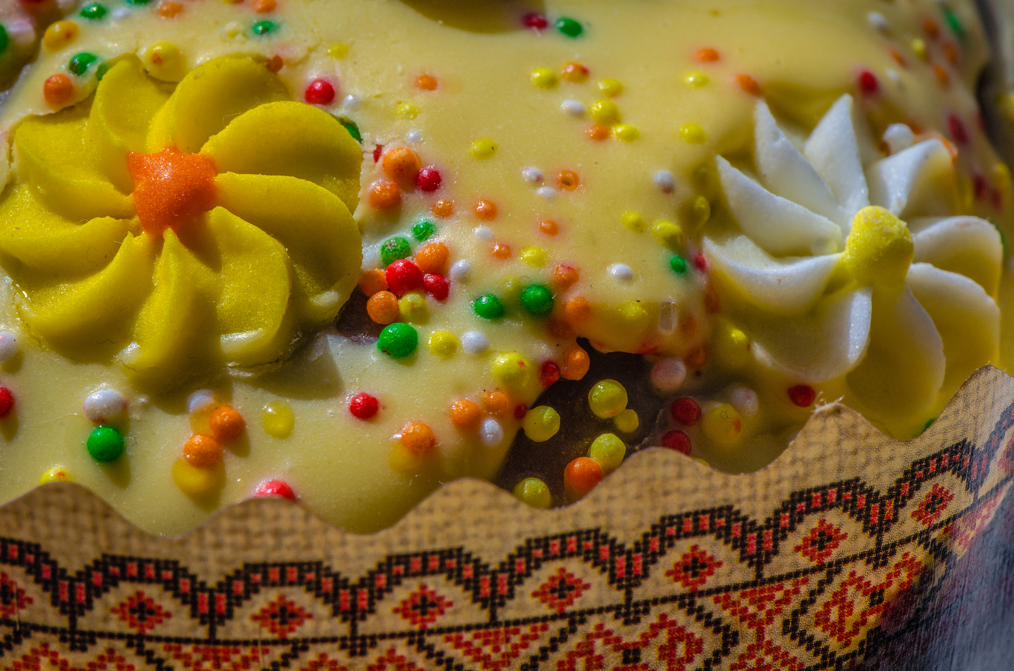 Nikon AF-S Micro-Nikkor 105mm F2.8G IF-ED VR sample photo. Easter cake. Паска. photography