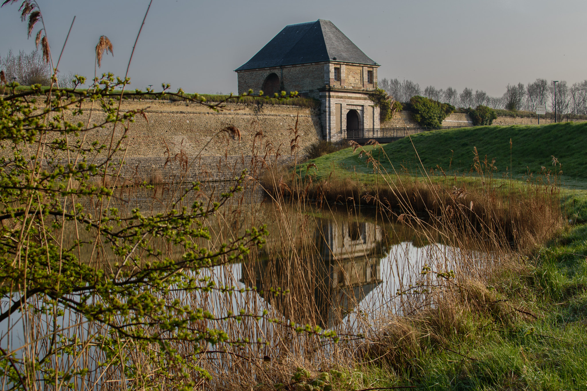 Nikon D5500 + Nikon AF-S DX Nikkor 35mm F1.8G sample photo. Entrée du fort photography