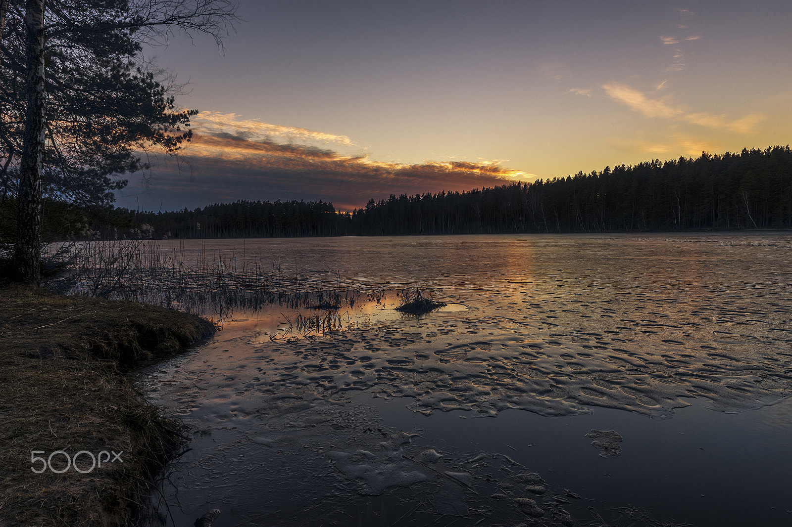 Sony a99 II sample photo. Frost sunset photography