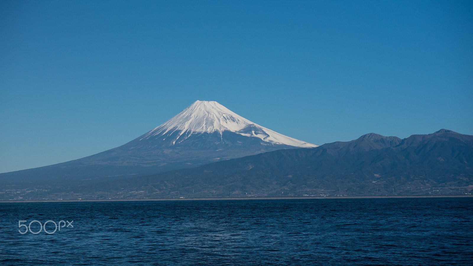 Panasonic Lumix DMC-GH4 + Panasonic Lumix G X Vario 35-100mm F2.8 OIS sample photo. Mt fuji from osezaki photography