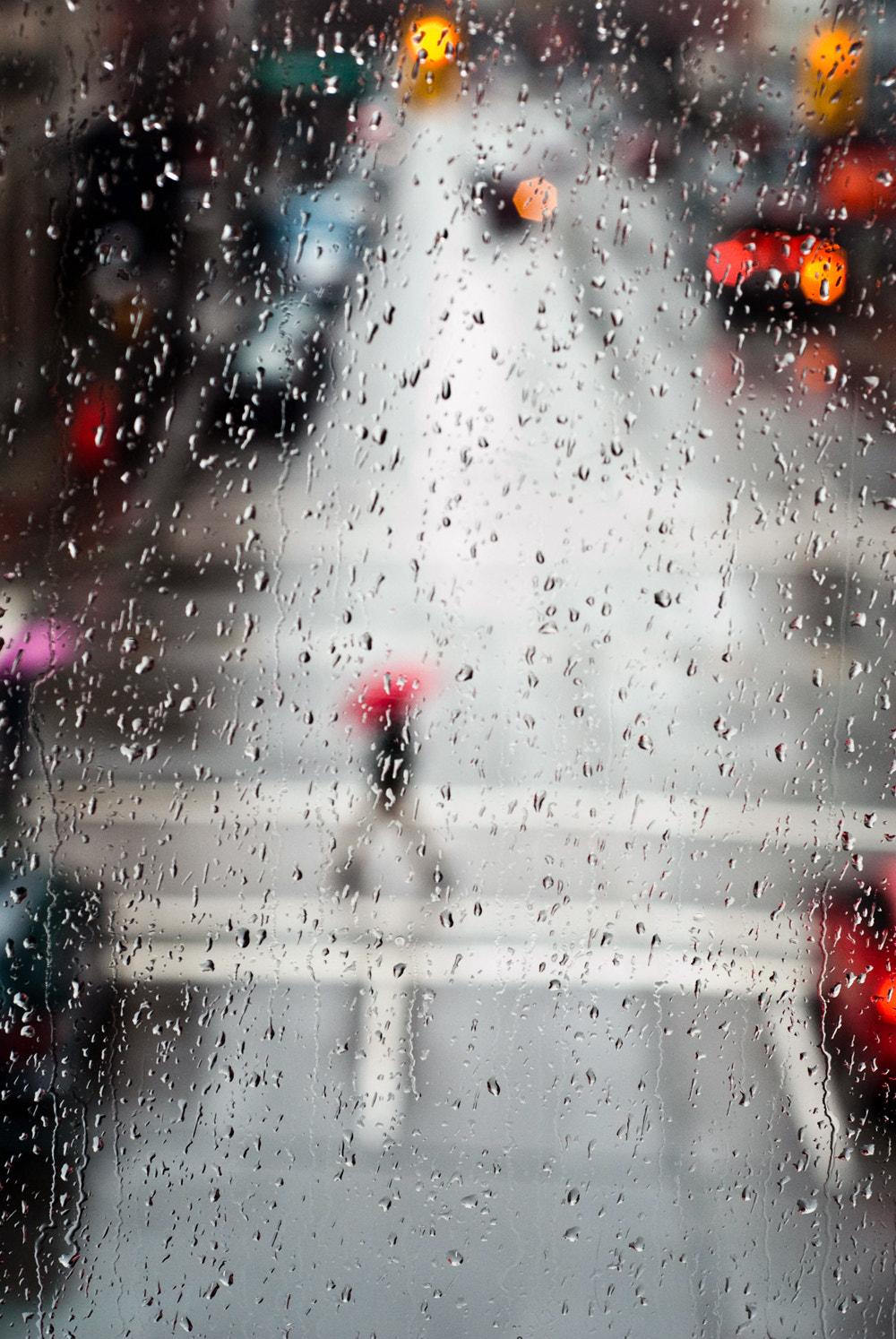 Nikon D200 sample photo. Rain in the city photography