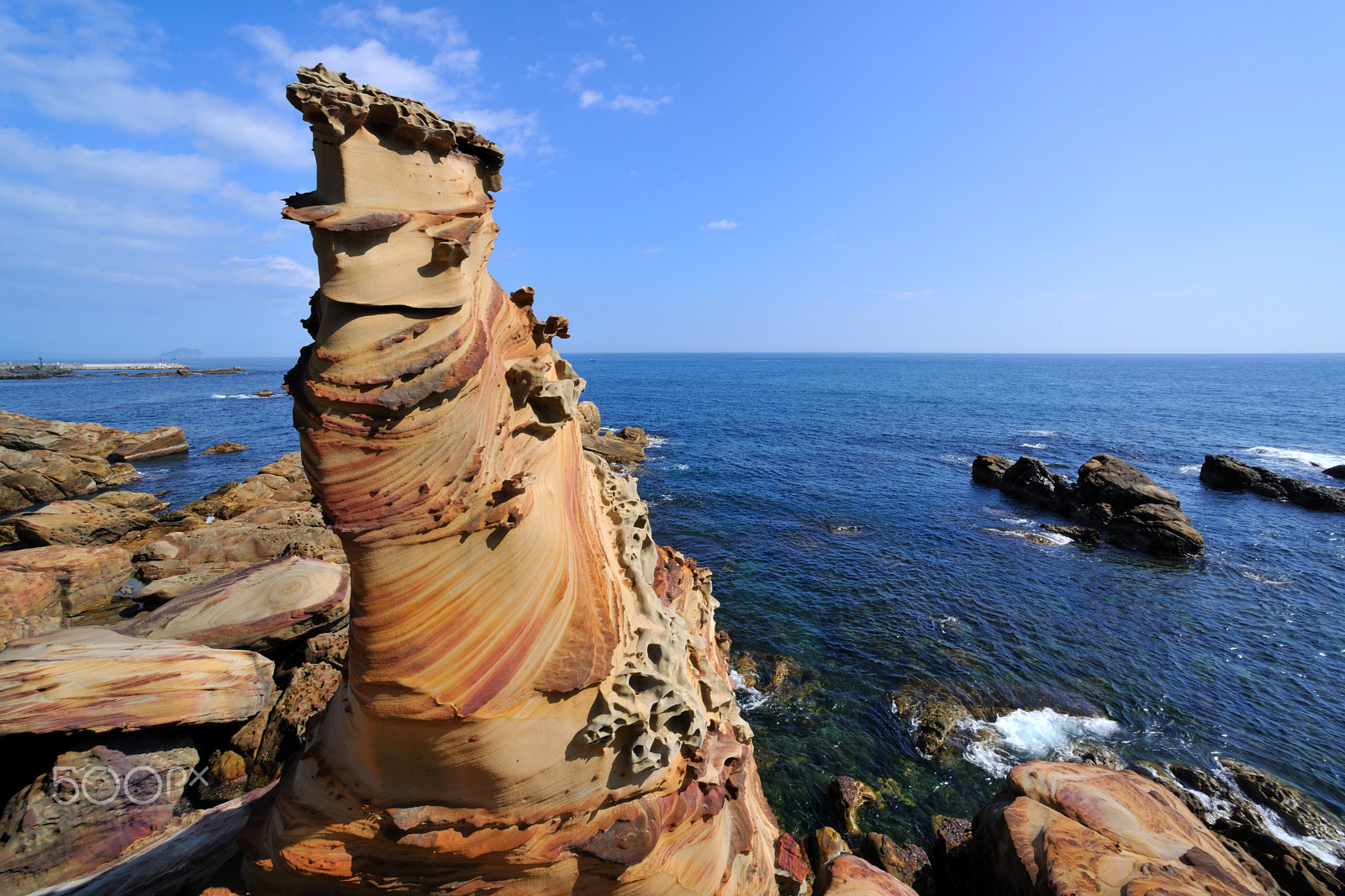 Nikon AF Nikkor 14mm F2.8D ED sample photo. 山,岩石,海,海邊,海岸 photography