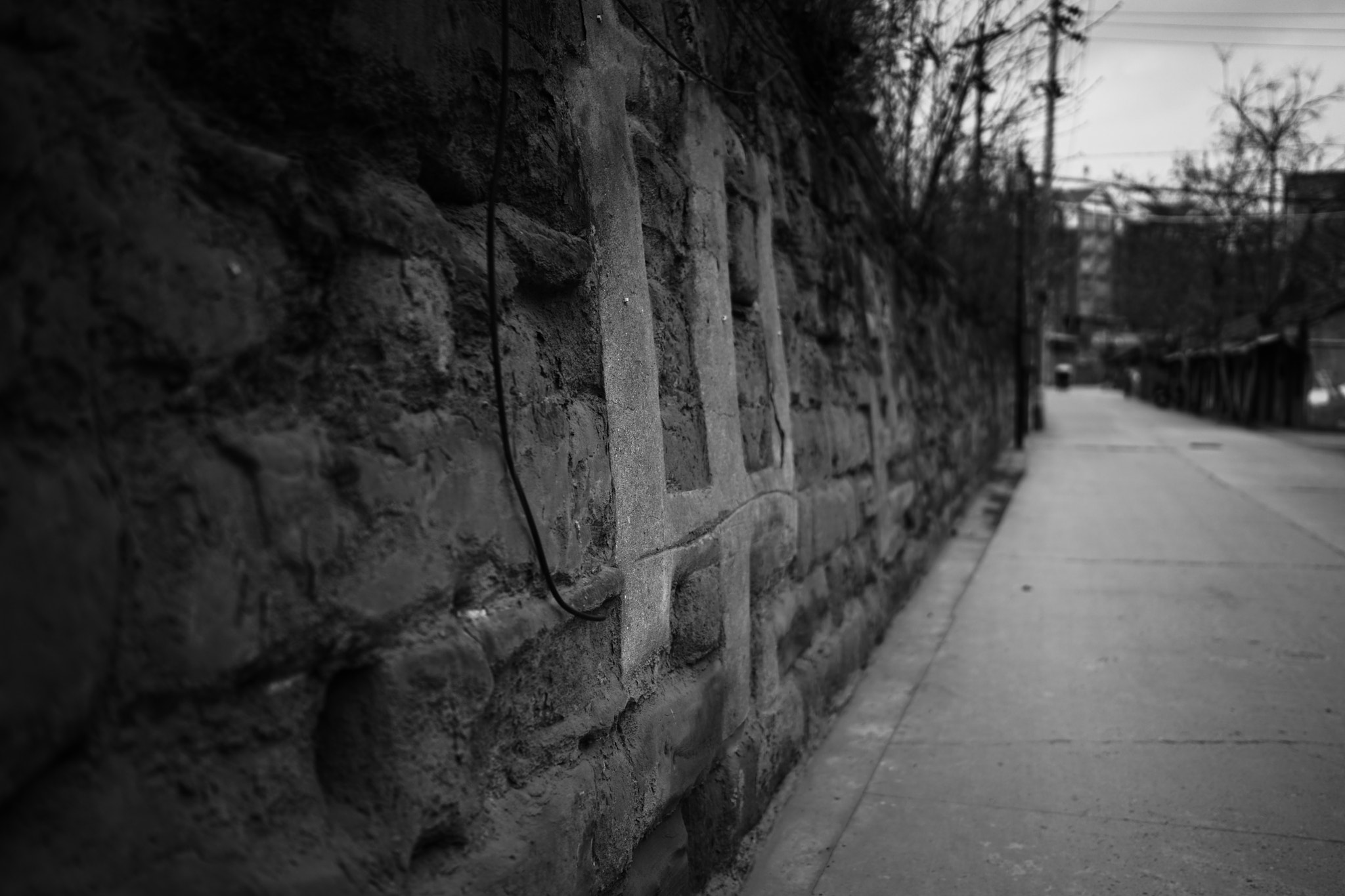 Sony Distagon T* FE 35mm F1.4 ZA sample photo. The old wall 02 photography