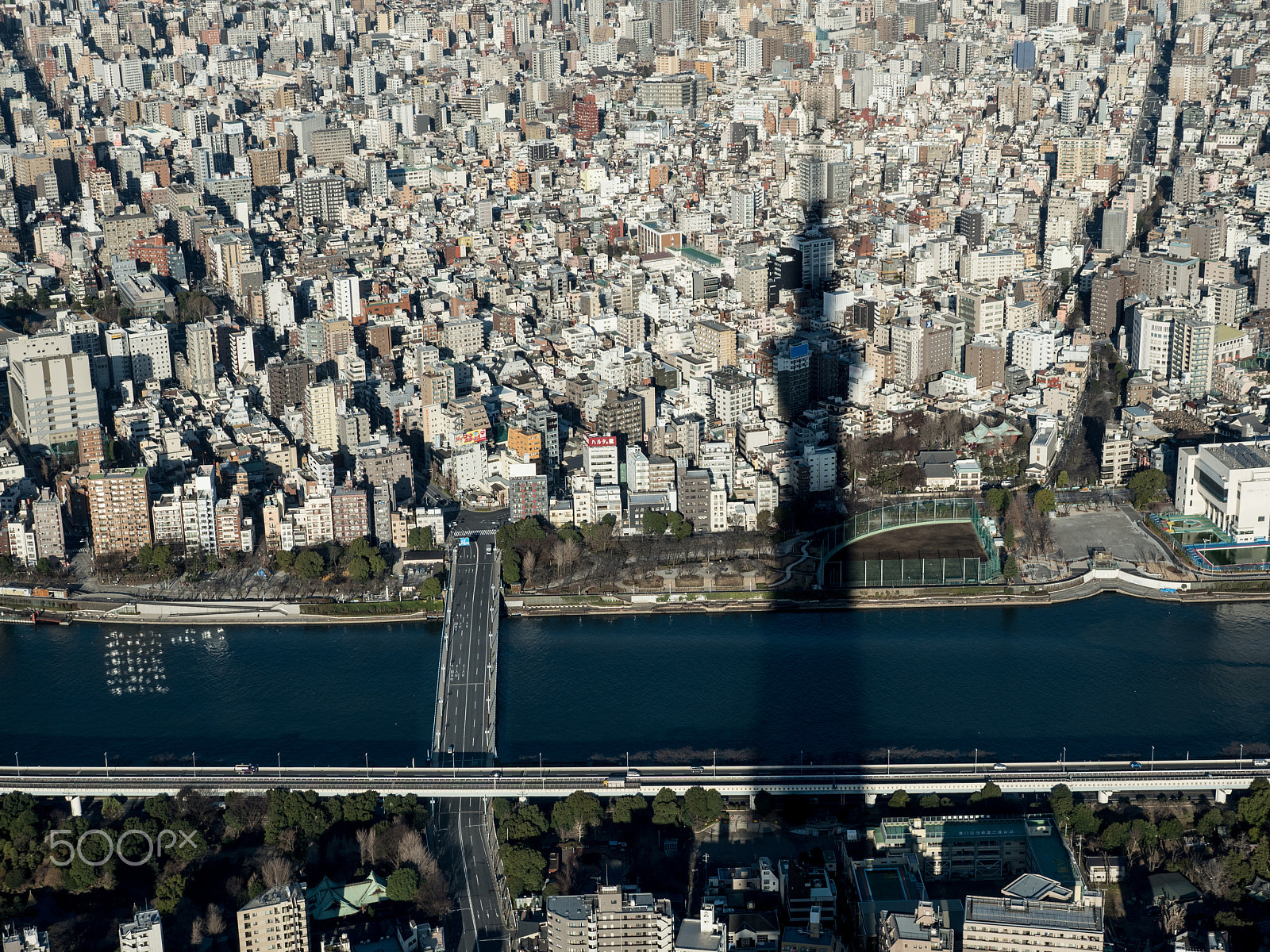 Panasonic Lumix G X Vario 12-35mm F2.8 ASPH Power OIS sample photo. Cityscape from tokyo skytree photography