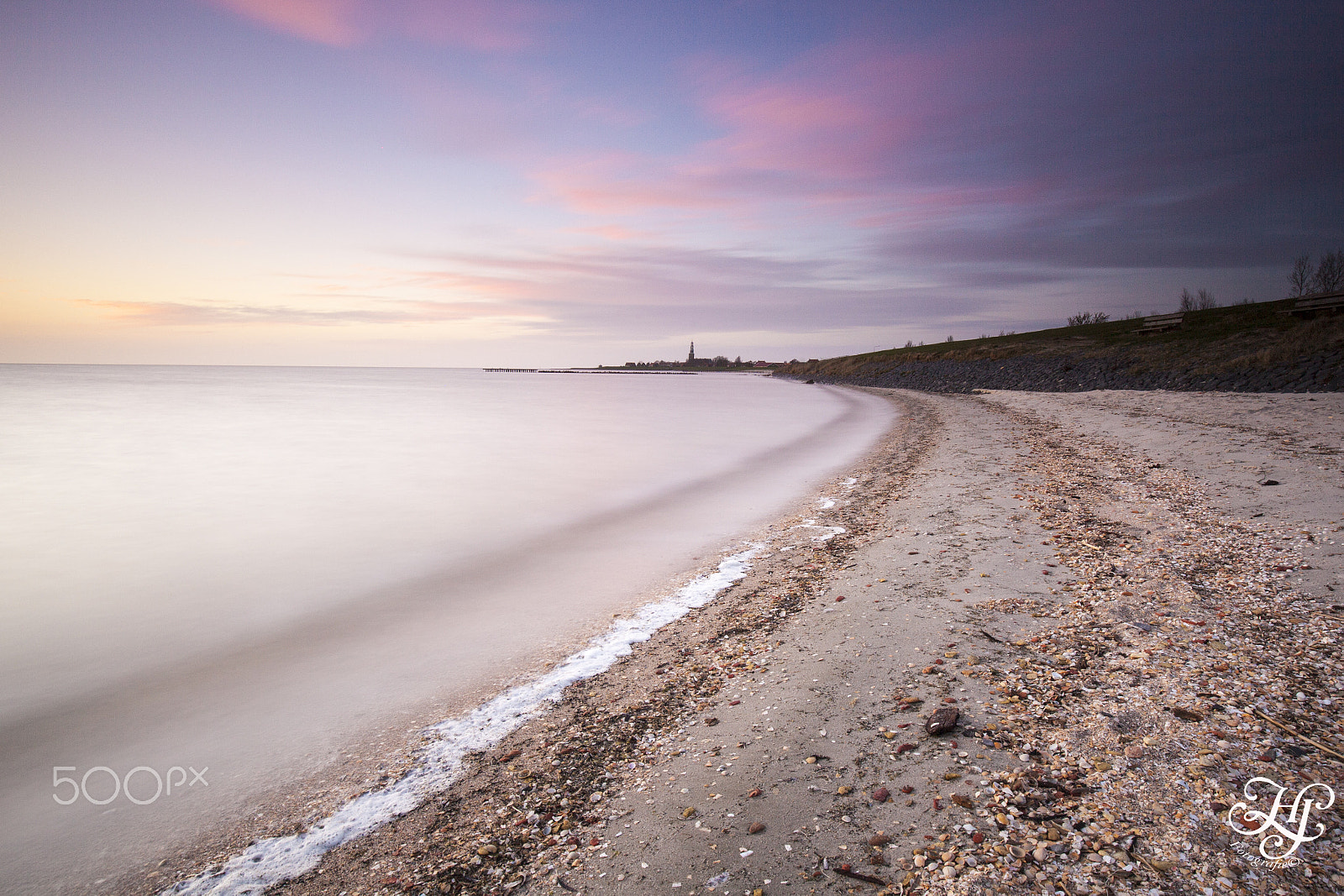 Canon EF 16-35mm F4L IS USM sample photo. Sunset hindeloopen photography