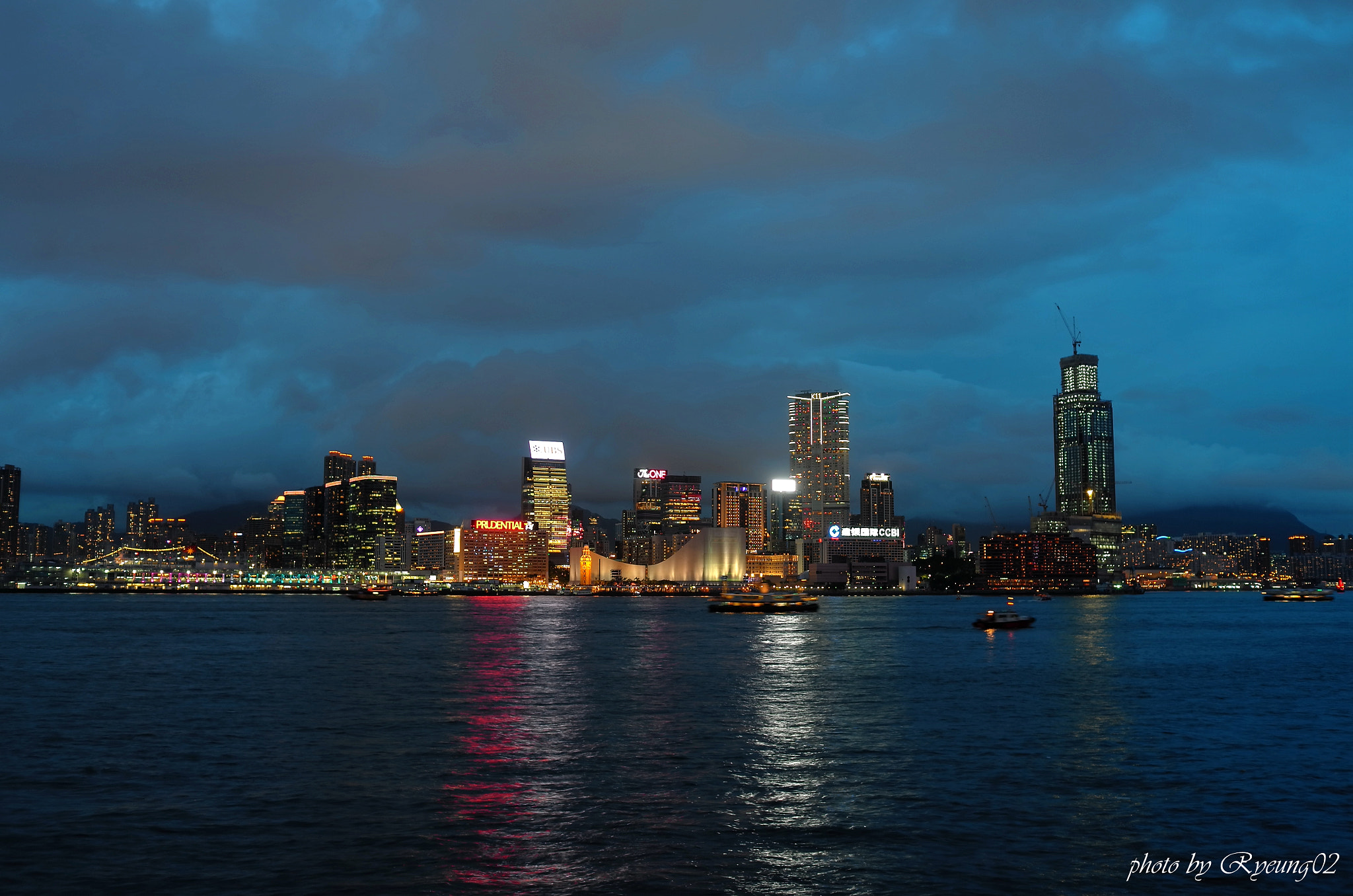 Leica X-E (TYP 102) sample photo. Victory harbour hong king at night photography