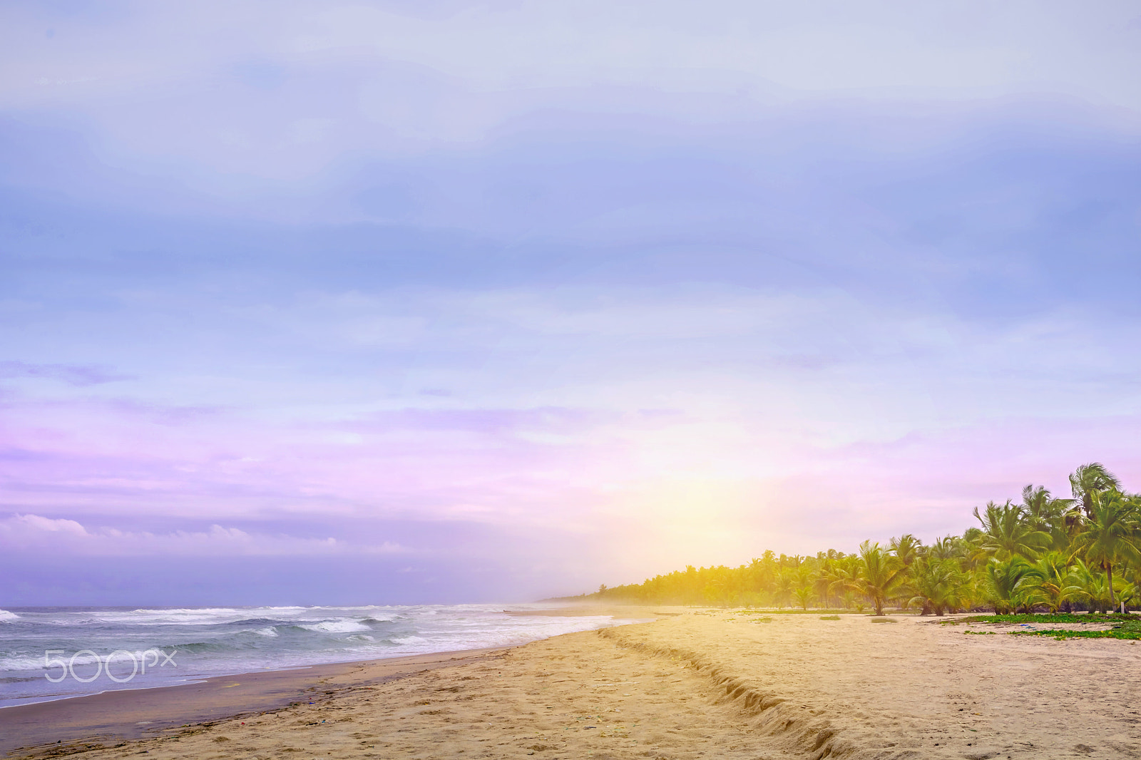 Nikon D7200 sample photo. Sunset in seabeach. photography