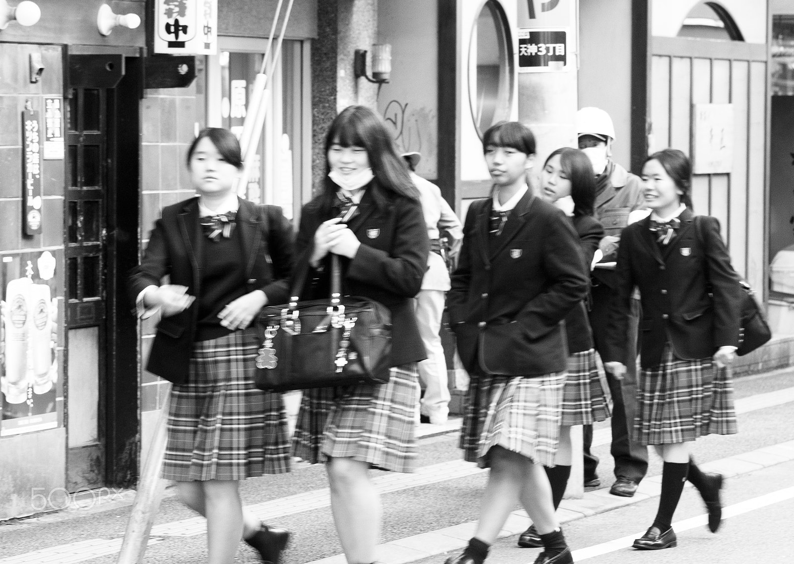 Canon EF-S 55-250mm F4-5.6 IS sample photo. School girls photography