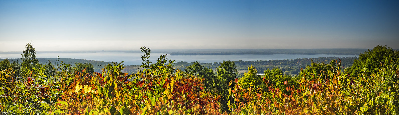 Olympus OM-D E-M1 sample photo. Autumn panorama photography