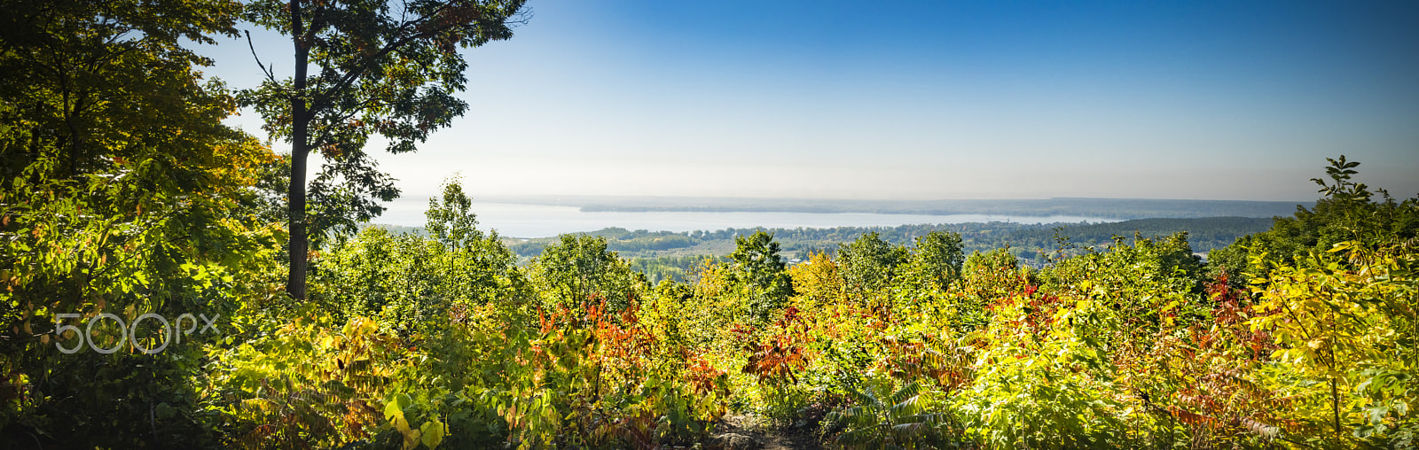 Olympus OM-D E-M1 sample photo. Autumn panorama photography