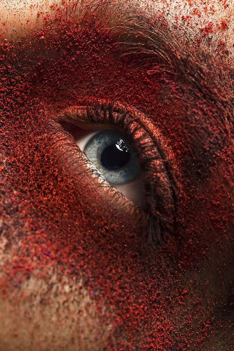 Canon EOS 5DS R + Canon EF 100mm F2.8L Macro IS USM sample photo. Texture of eye photography