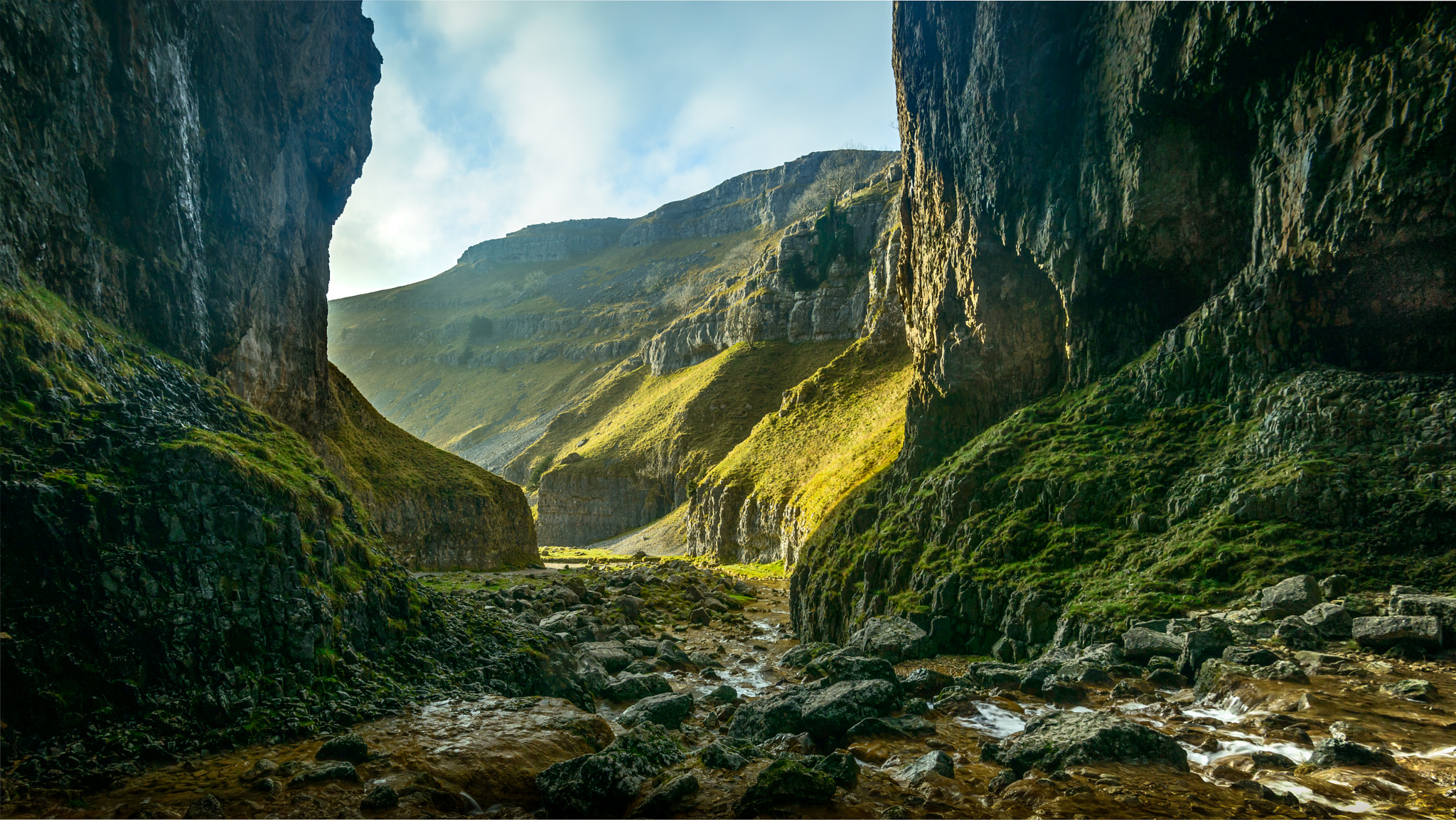 Nikon D800E sample photo. Gordale scar photography