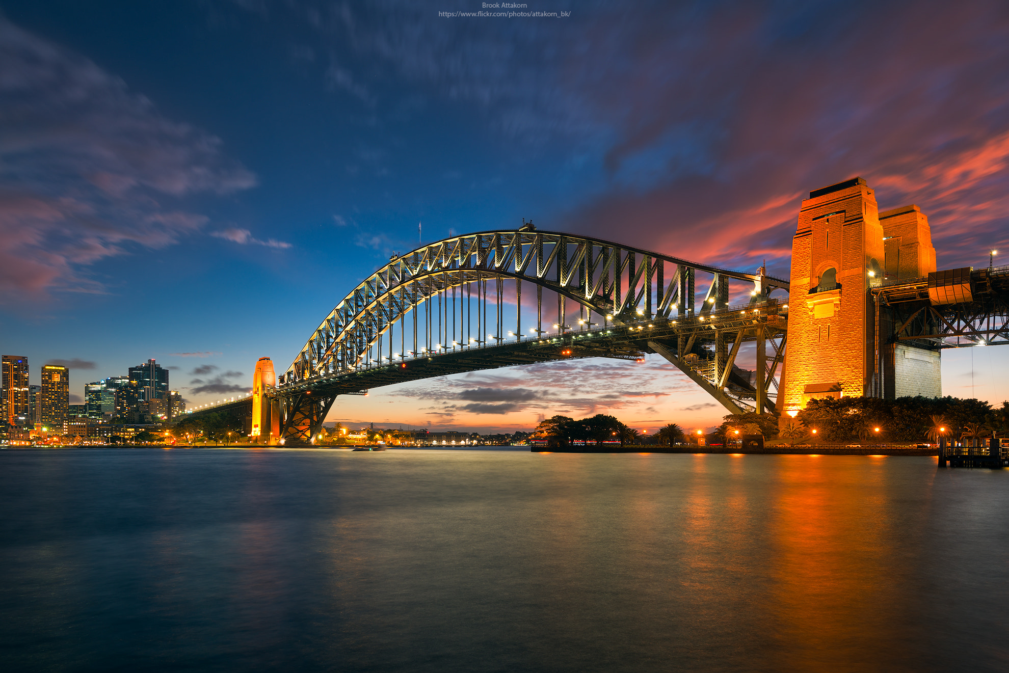 Nikon D800 sample photo. Harbour bridge with saturated sky photography