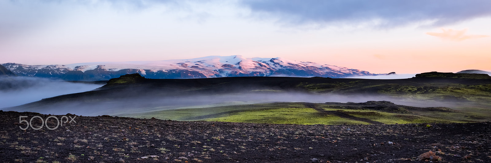 Nikon AF-S Nikkor 16-35mm F4G ED VR sample photo. Twilight, fjallabak nature reserve, iceland photography