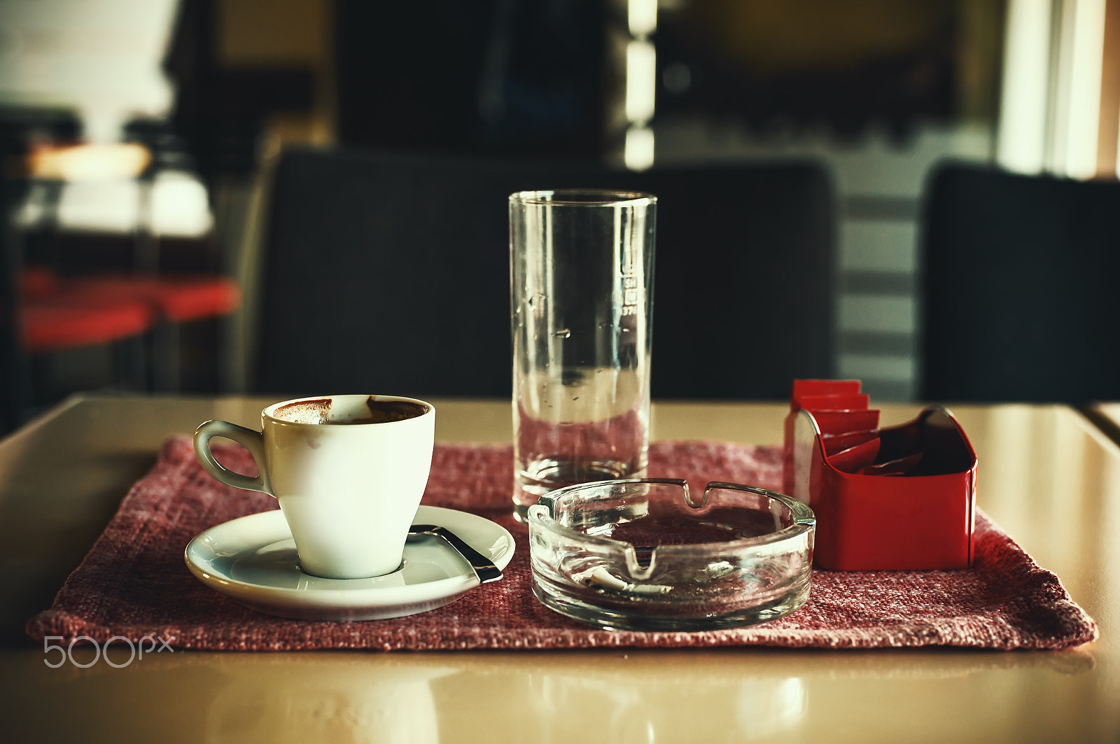 Canon EF 35-80mm f/4-5.6 sample photo. Drinking coffee in cafe photography