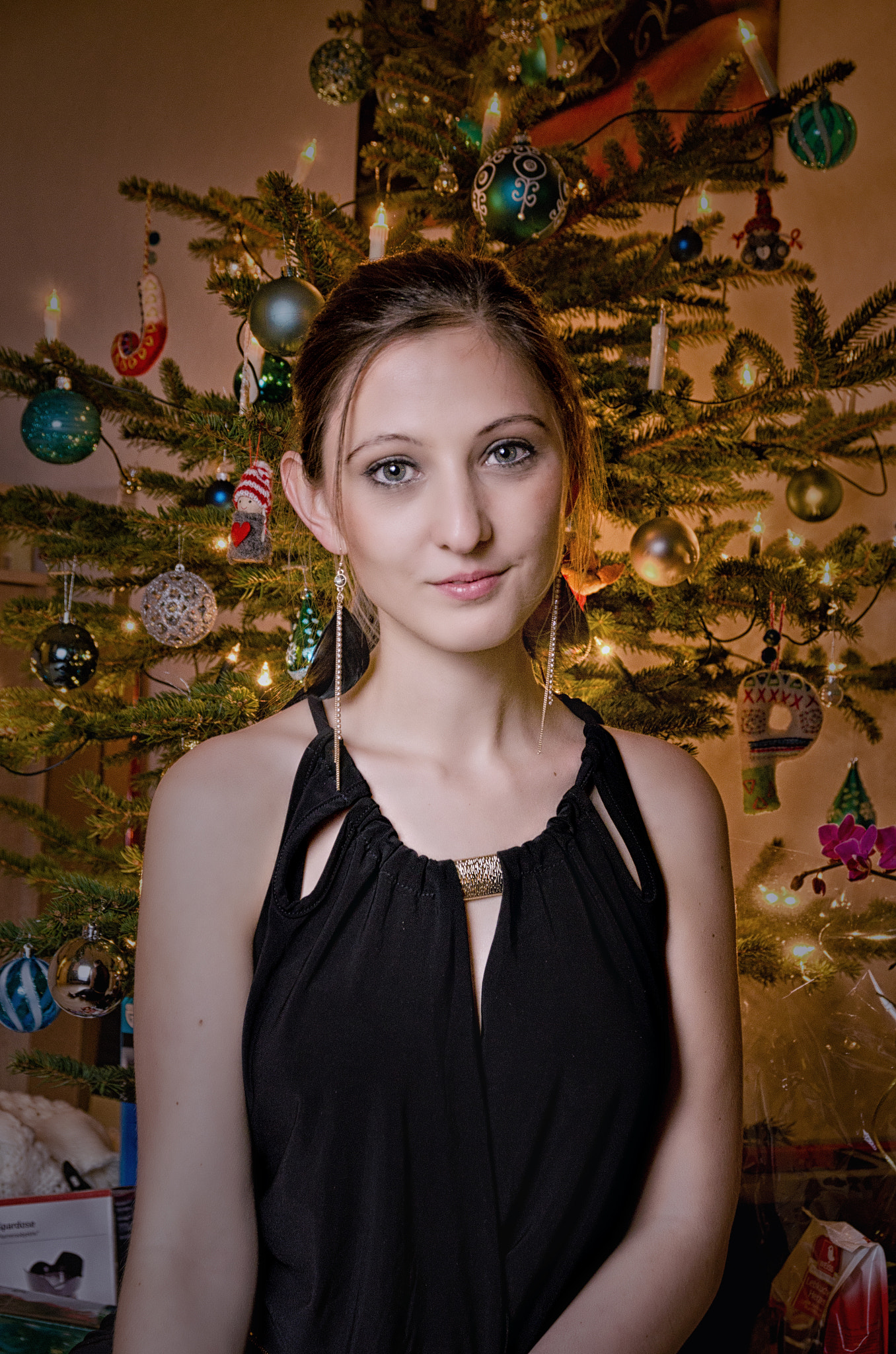 Sigma 17-70mm F2.8-4 DC Macro OS HSM | C sample photo. An angel in front of the christmas tree photography