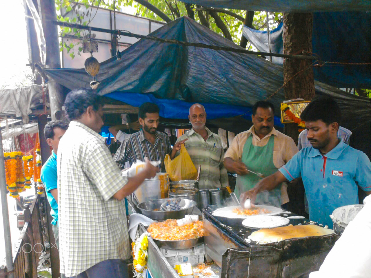Samsung GT-B5310 sample photo. Street food - south indian delicacy in mumbai photography