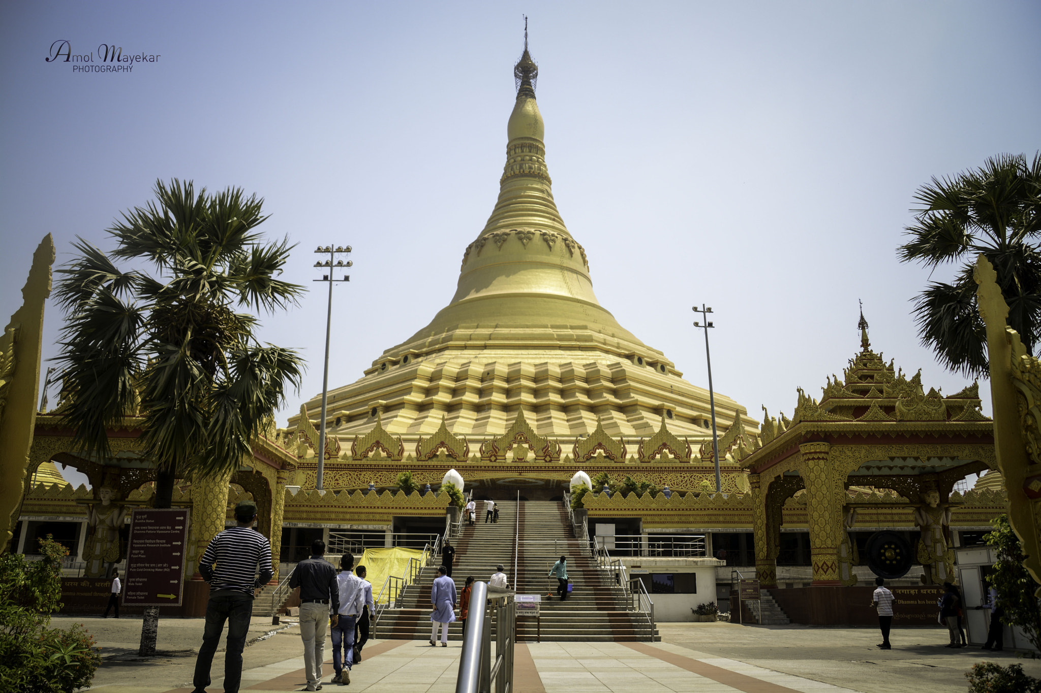 Nikon D7100 + Sigma 28-300mm F3.5-6.3 DG Macro sample photo. Global vipassana pagoda photography