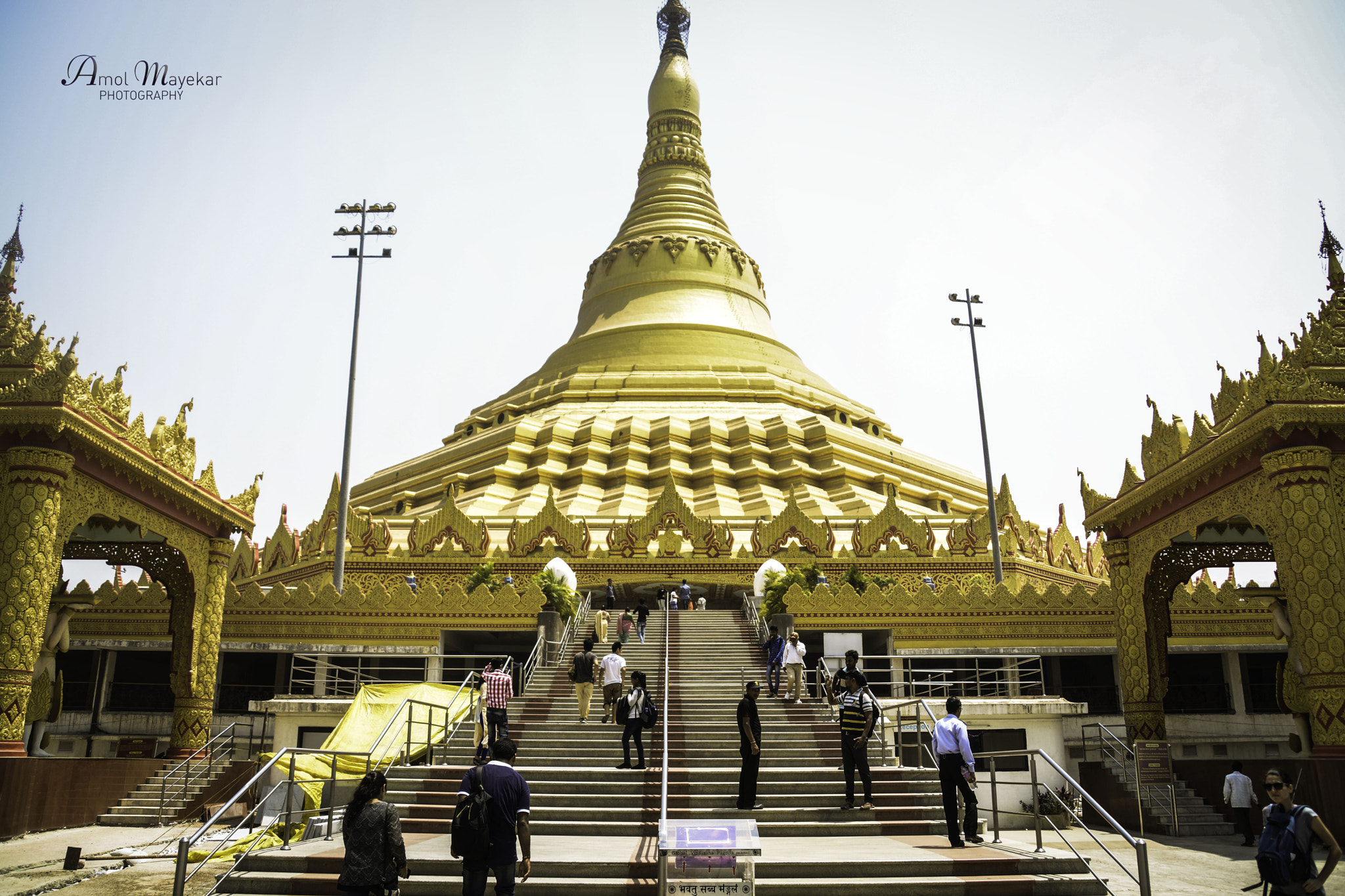 Sigma 28-300mm F3.5-6.3 DG Macro sample photo. Global vipassana pagoda photography