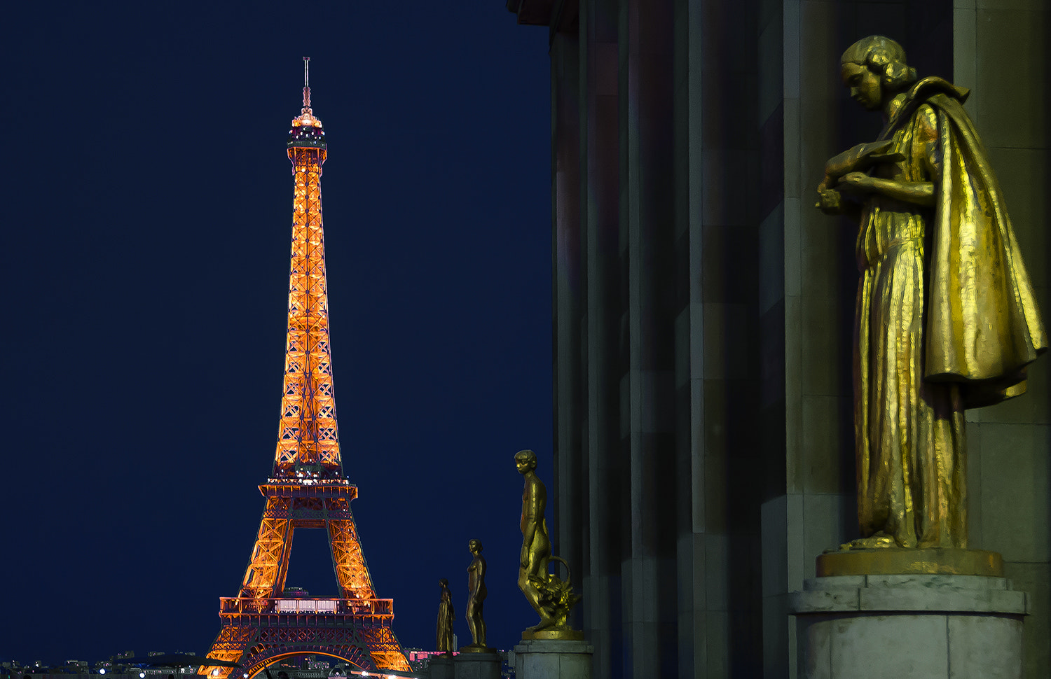 Nikon D610 sample photo. Night of paris photography