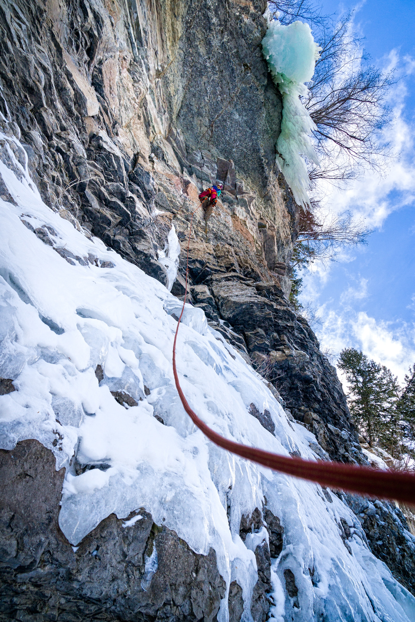 Sony a6300 sample photo. Mixed climbing vail colorado photography