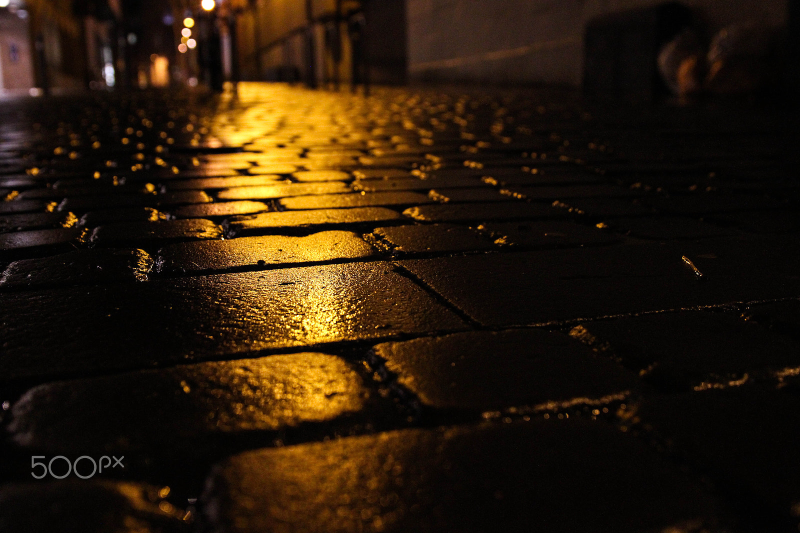 Canon EF 24-70mm F2.8L II USM sample photo. Manchester one wet rainy night photography