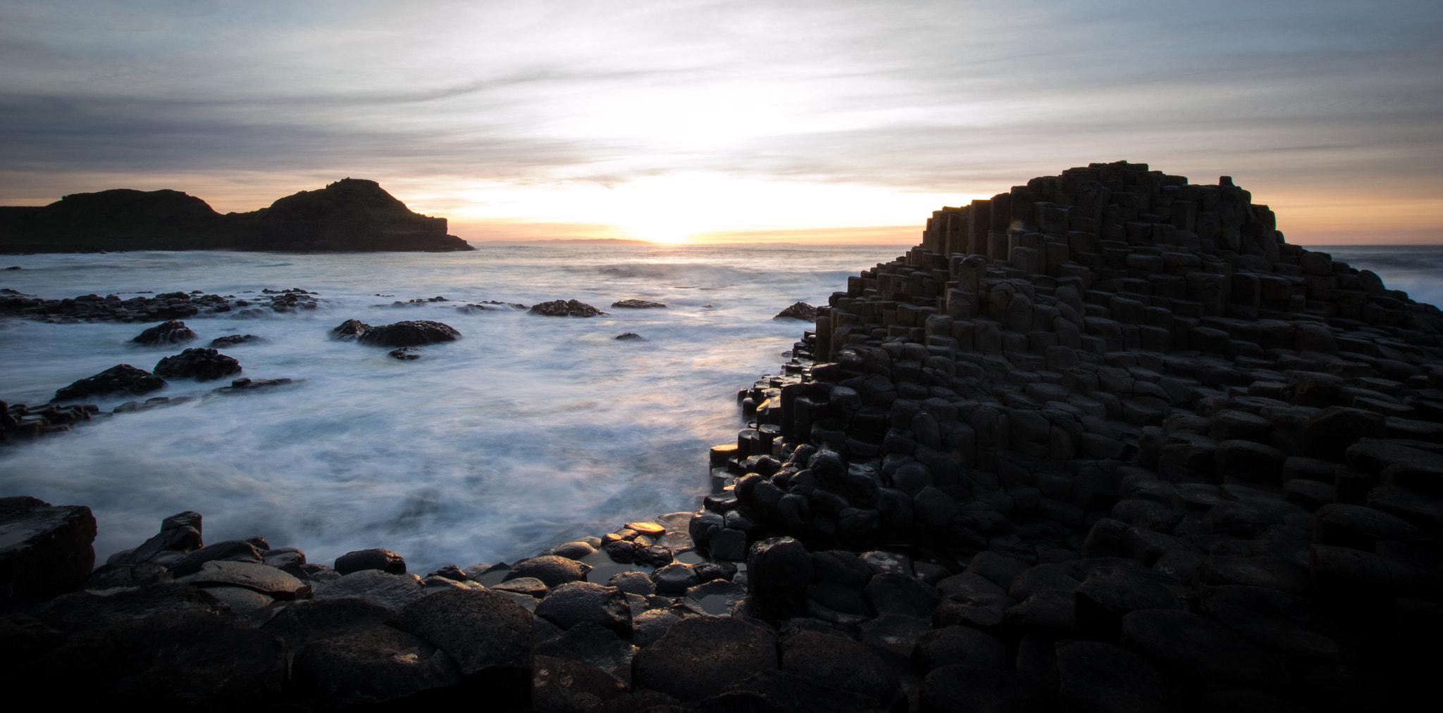 Nikon D3100 + Sigma 10-20mm F3.5 EX DC HSM sample photo. Causeway sunset photography