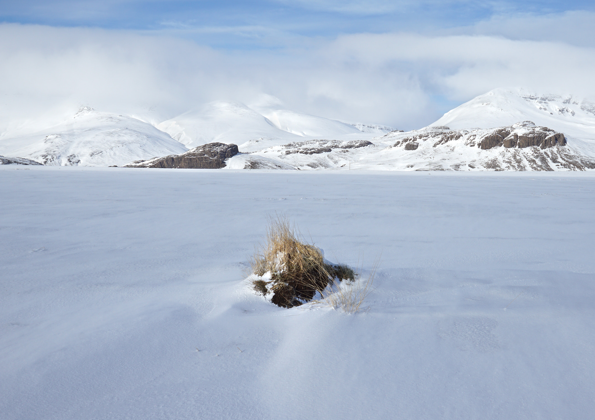 Sony a5100 sample photo. Snow desert photography