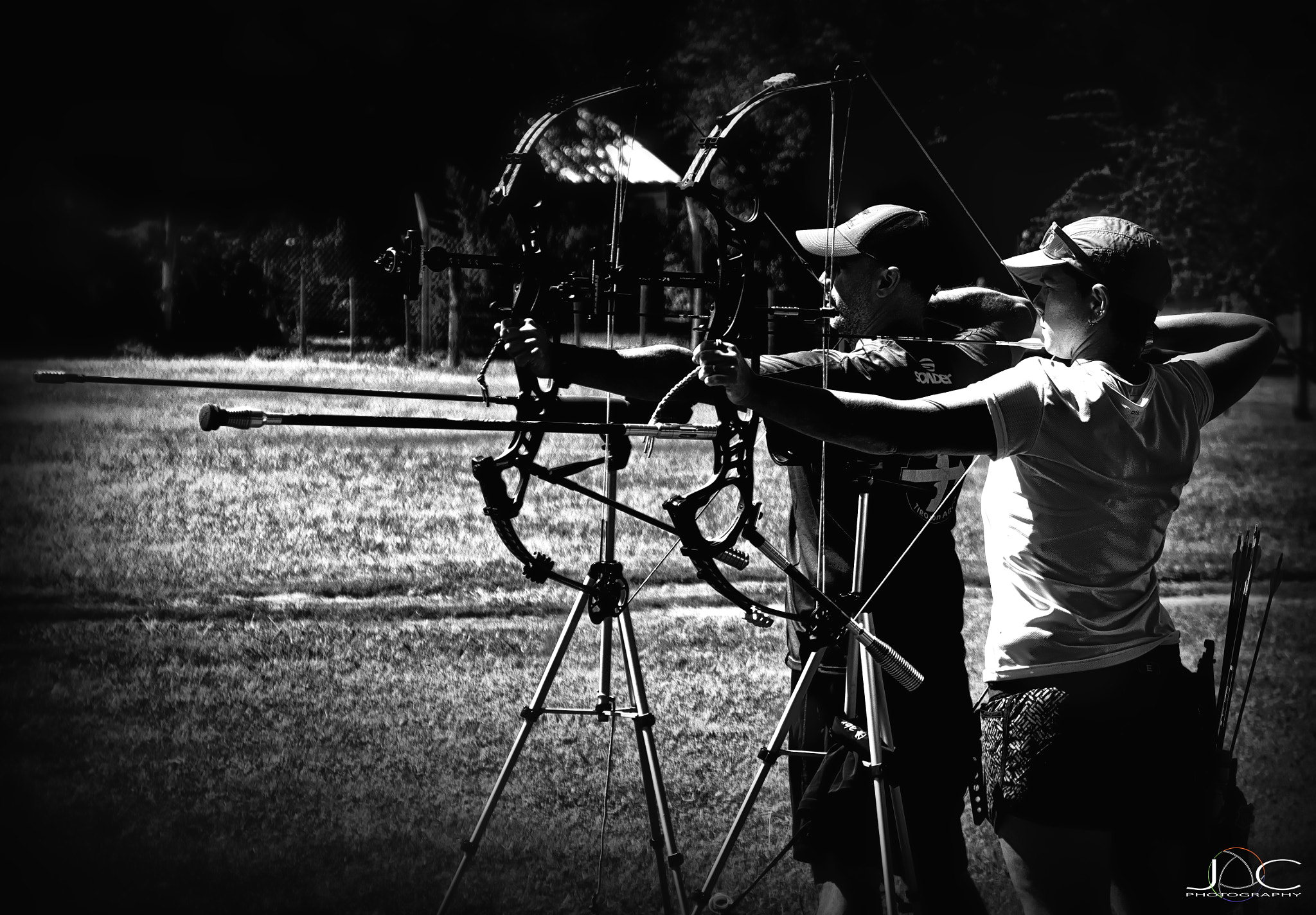 Nikon AF Nikkor 24-85mm F2.8-4D IF sample photo. Archery photography