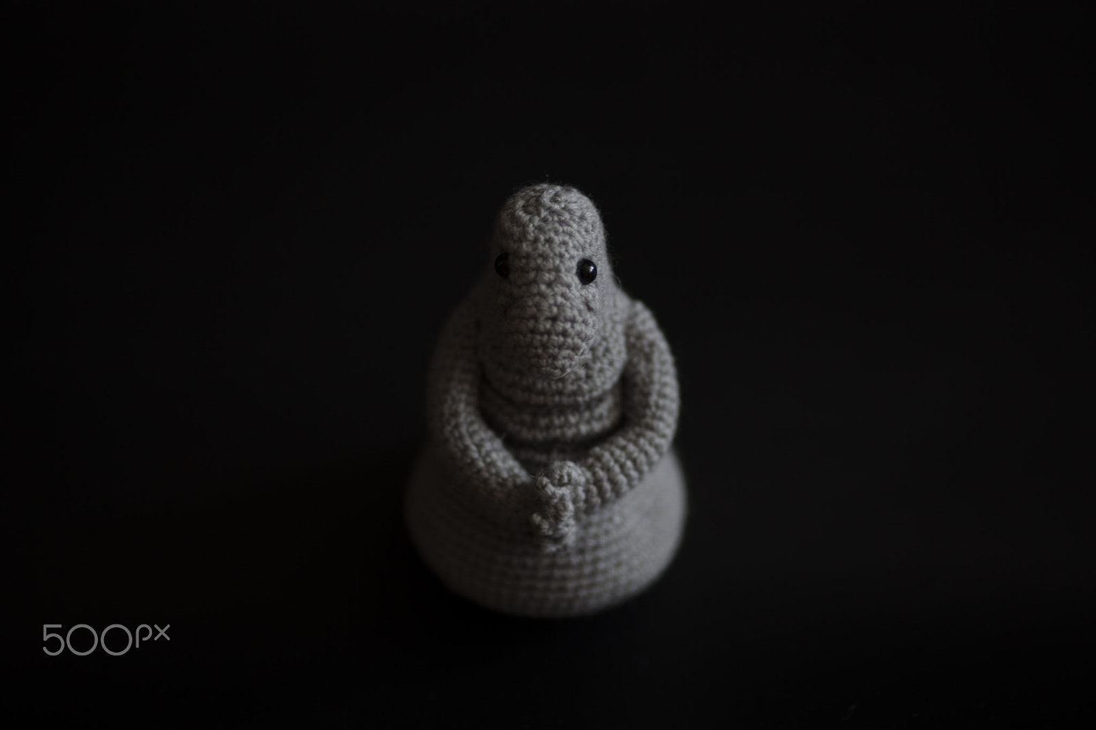 Canon EOS 5D Mark II sample photo. Knitted toy photography