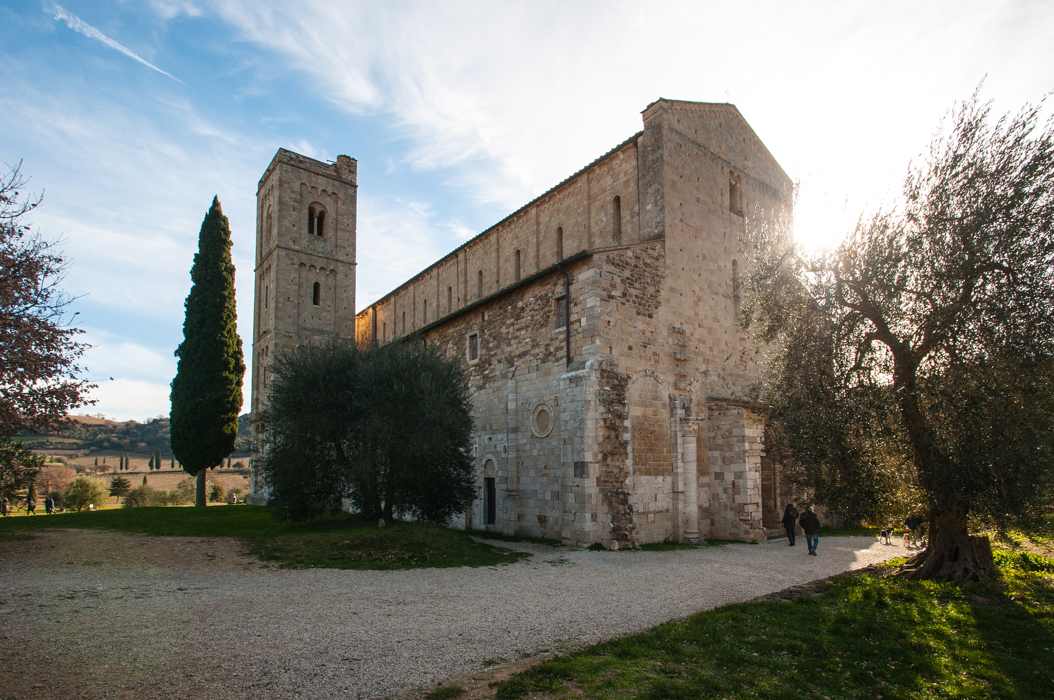 Nikon D300 sample photo. Abbey of sant'antimo photography