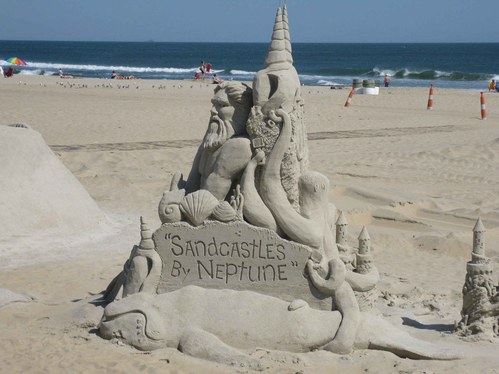 Canon PowerShot A2000 IS sample photo. Sandcastle at virginia beach photography