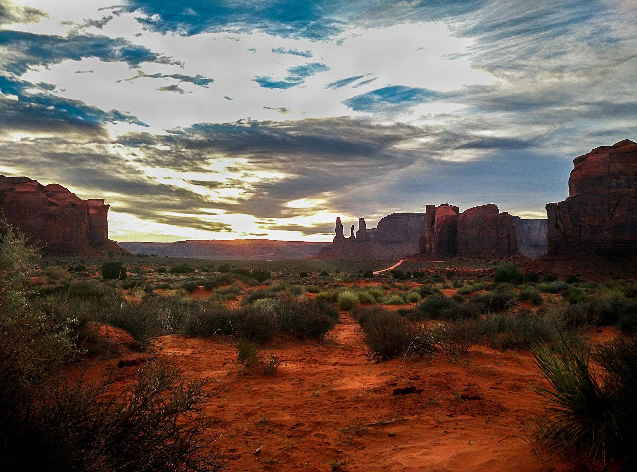 Xiaomi MI4 sample photo. Monument valley photography