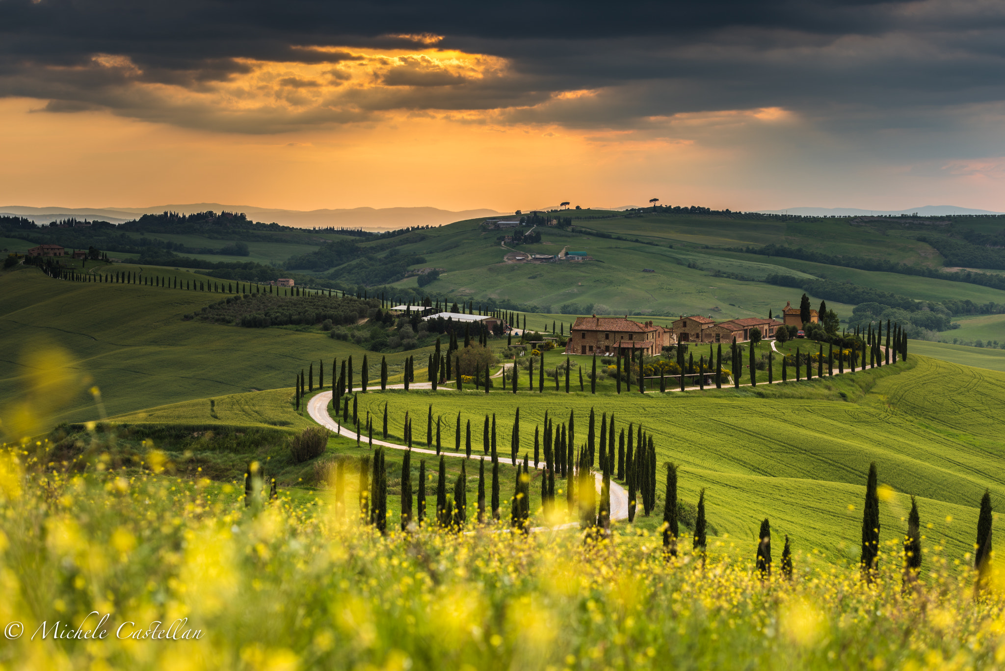 Nikon AF-S Nikkor 70-200mm F2.8G ED VR II sample photo. Tramonto al baccoleno photography